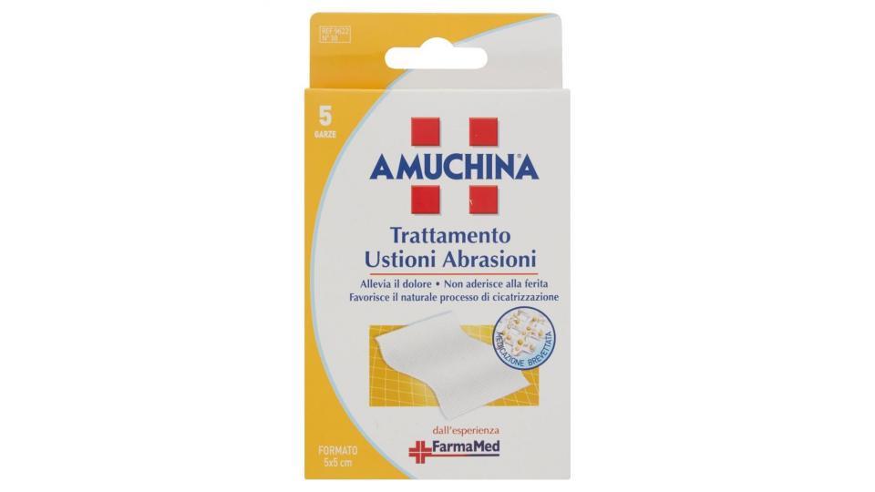 Amuchina Trattamento Ustioni Abrasioni 5 Garze 5x5 Cm