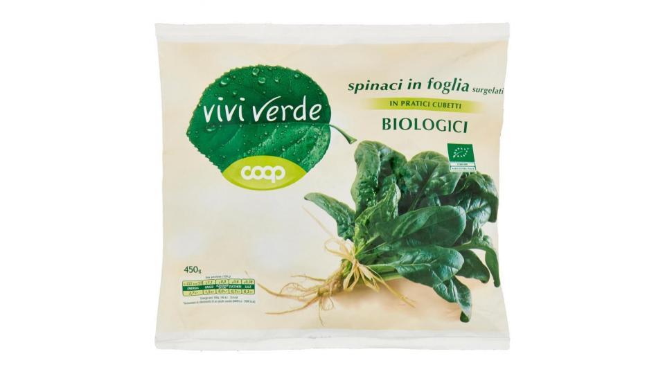 Spinaci In Foglia Surgelati Biologici