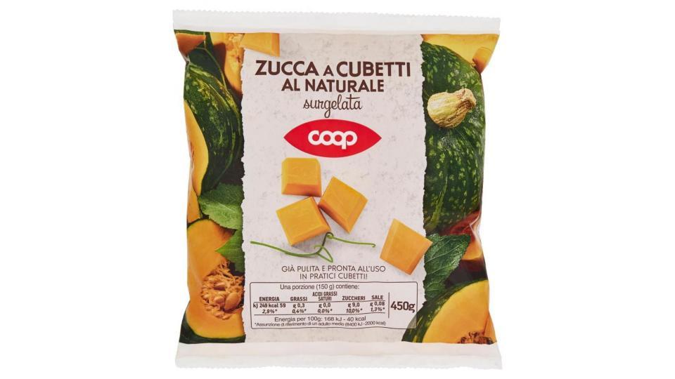 Zucca A Cubetti Al Naturale Surgelata