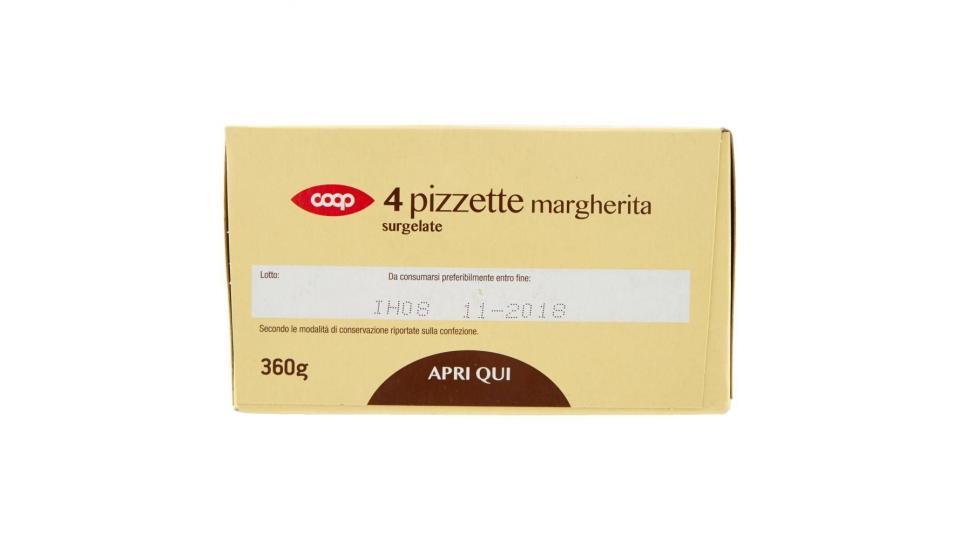 4 Pizzette Margherita Surgelate
