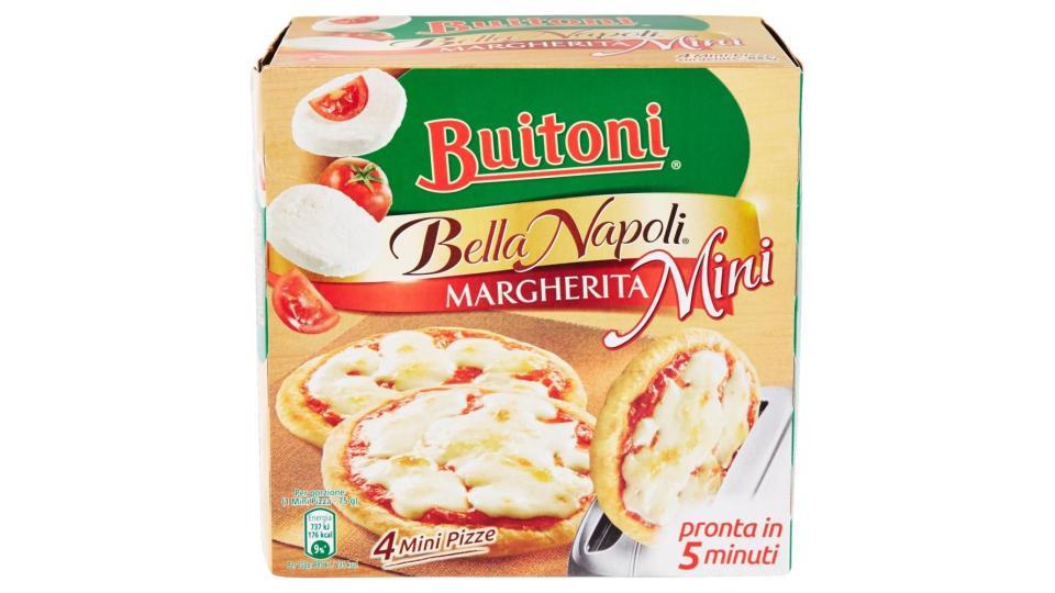 Buitoni Bella Napoli Margherita Mini Pizza Margherita Surgelata 300g (4 Mini Pizze)