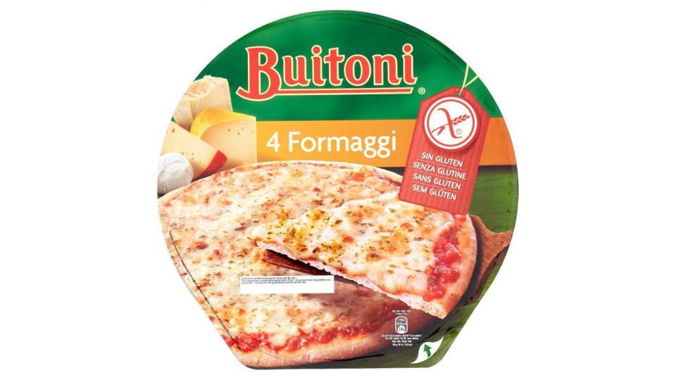 Buitoni Pizza 4 Formaggi Senza Glutine Pizza Ai 4 Formaggi Surgelata 360g (1 Pizza)