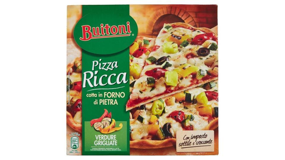 Buitoni Pizza Ricca Verdure Grigliate Pizza Surgelata Con Verdure Grigliate 370g (1 Pizza)
