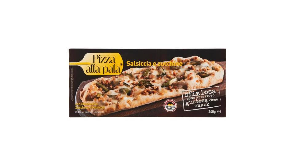 Pizza Alla Pala Salsiccia E Zucchine