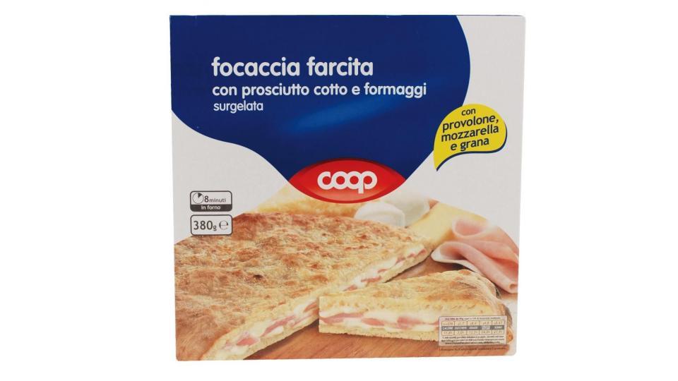 Focaccia Farcita Con Prosciutto Cotto E Formaggi Surgelata