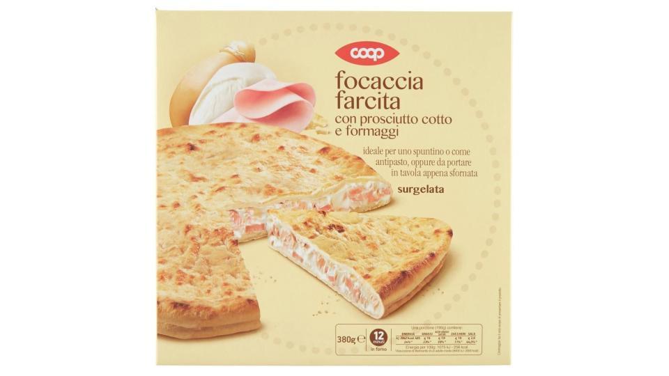 Focaccia Farcita Con Prosciutto Cotto E Formaggi Surgelata