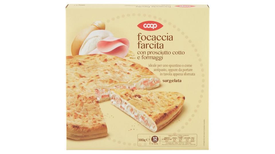 Focaccia Farcita Con Prosciutto Cotto E Formaggi Surgelata