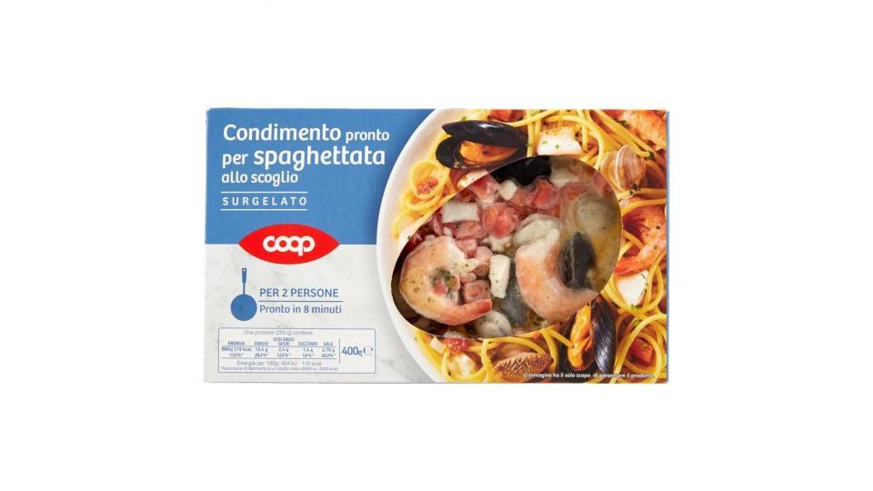 Condimento Pronto Per Spaghettata Allo Scoglio Surgelato