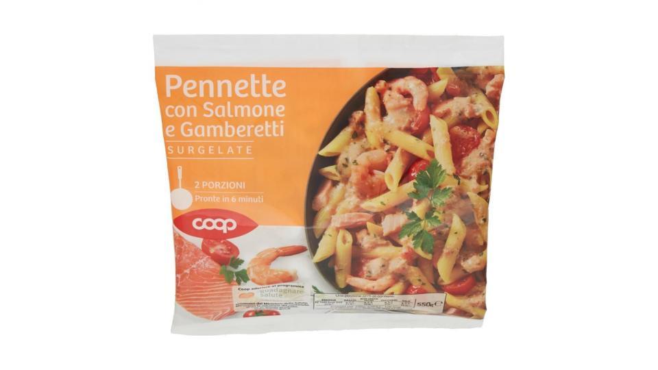 Pennette Con Salmone E Gamberetti Surgelate