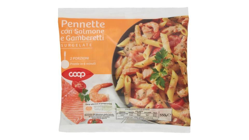 Pennette Con Salmone E Gamberetti Surgelate