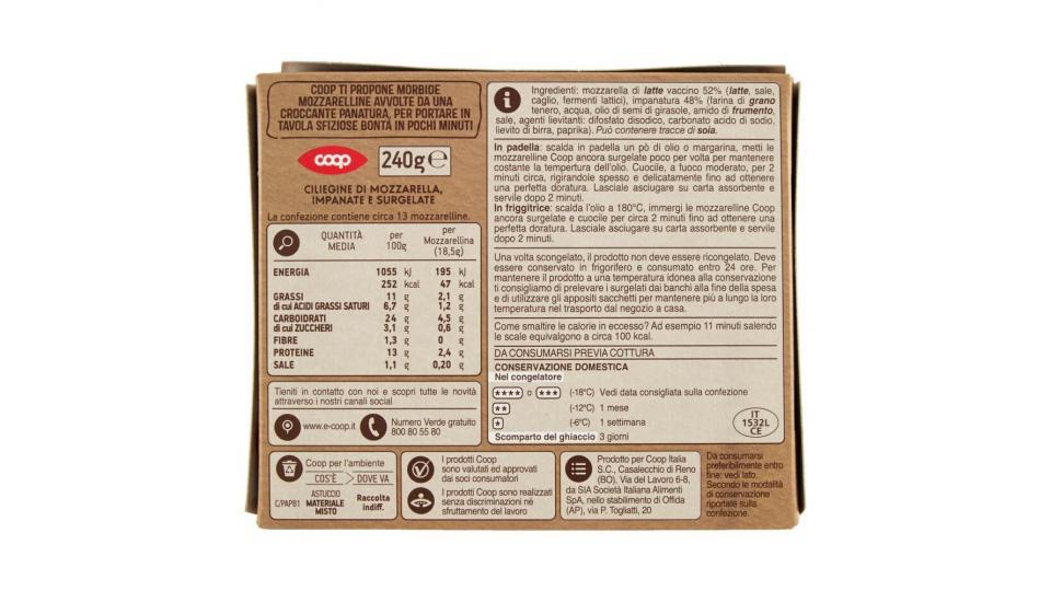 Mozzarelline Impanate Surgelate