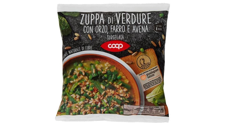 Zuppa Di Verdure Con Orzo, Farro E Avena Surgelata