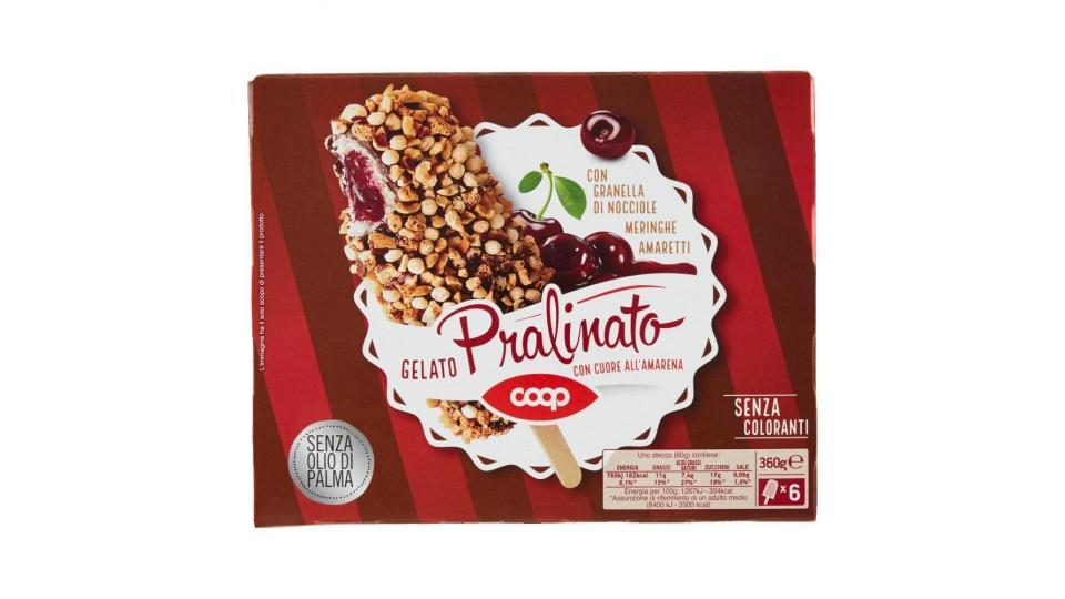 Gelato Pralinato Con Cuore All'amarena