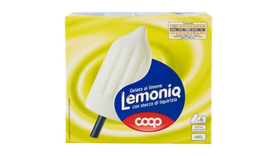 Lemoniq Gelato Al Limone Con Stecco Di Liquirizia