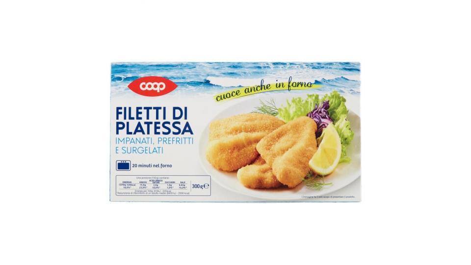 Filetti Di Platessa Impanati, Prefritti E Surgelati