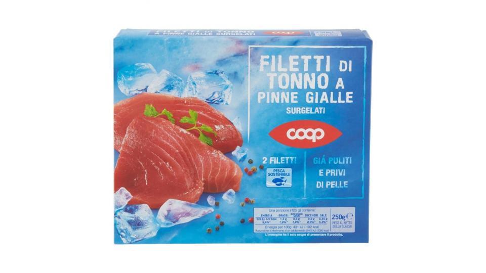 Filetti Di Tonno A Pinne Gialle Surgelati 2 Filetti