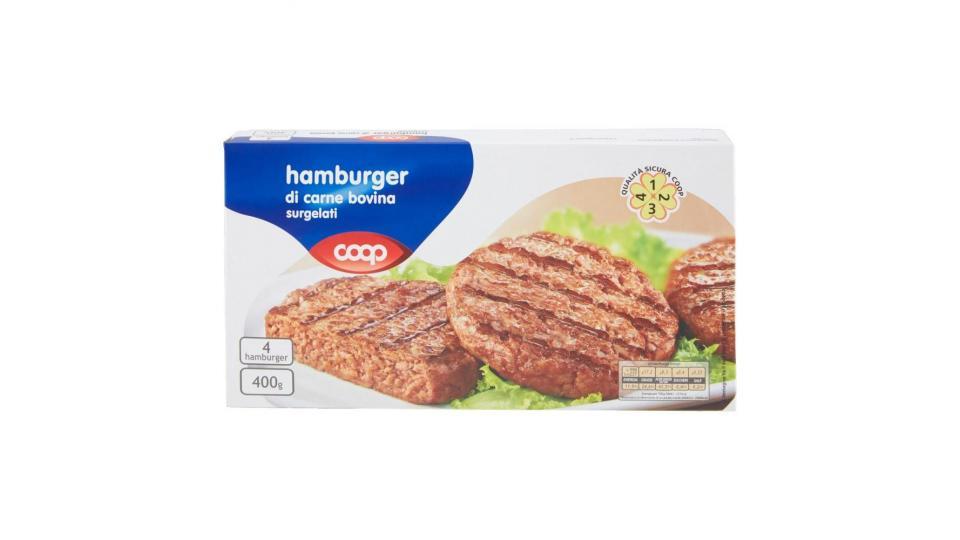 Hamburger Di Carne Bovina Surgelati