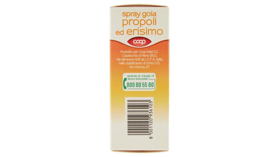 Spray Gola Propoli Ed Erisimo