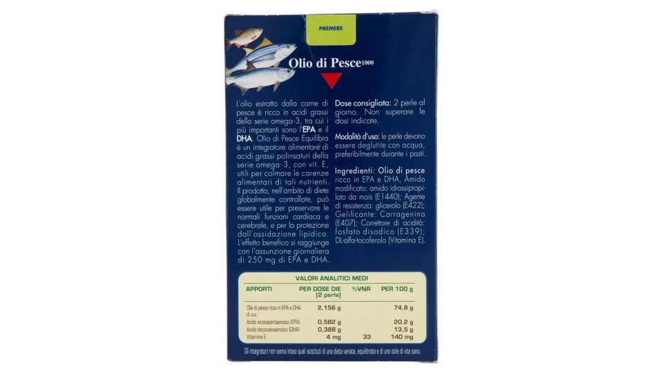 Equilibra Olio Di Pesce 1000 Vegicaps® 60 Perle Vegetali