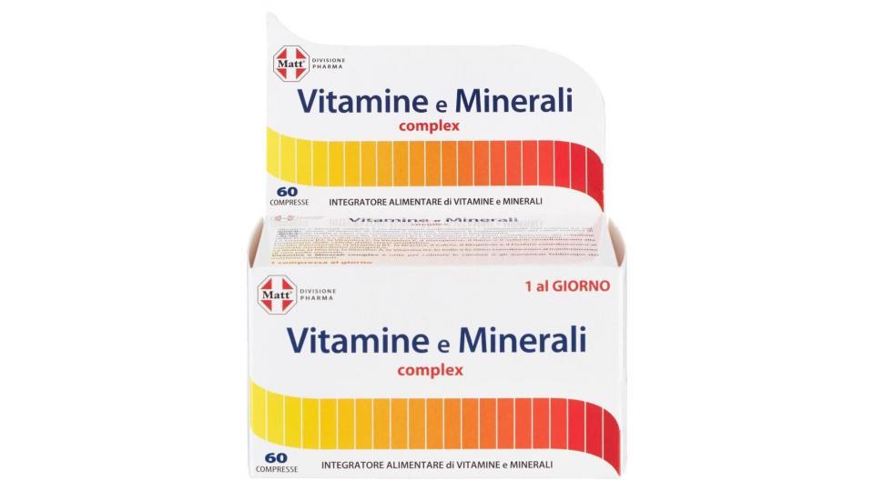 Matt Divisione Pharma Vitamine E Minerali Complex 60 Compresse