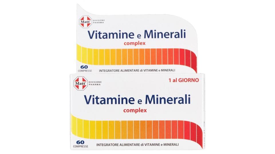 Matt Divisione Pharma Vitamine E Minerali Complex 60 Compresse