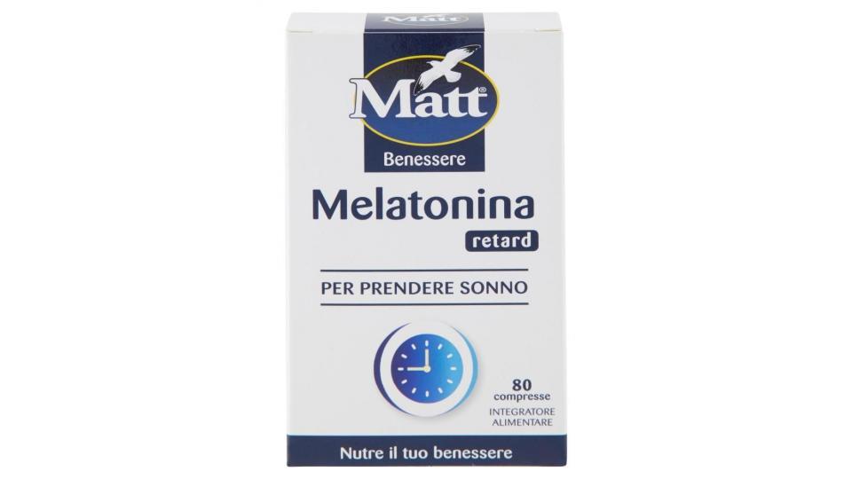 Matt&diet Benessere Melatonina Retard 80 Compresse