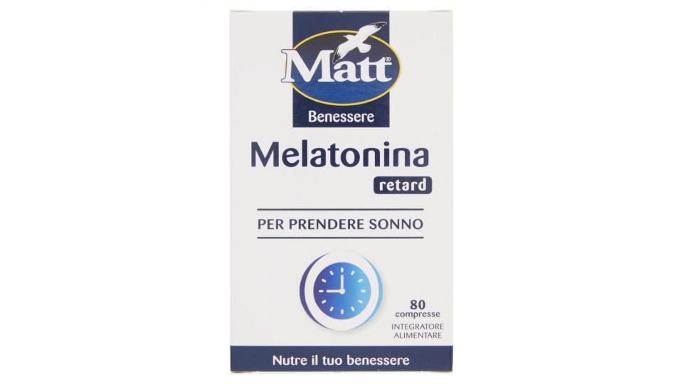 Matt&diet Benessere Melatonina Retard 80 Compresse