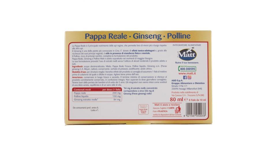 Matt Rimedi D'oriente Pappa Reale - Ginseng - Polline