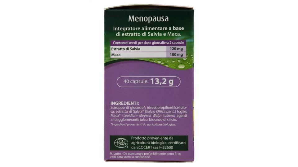 Bio&vegan Menopausa 40 Capsule