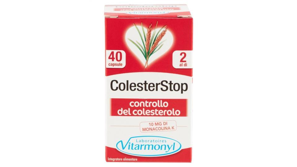 Laboratoires Vitarmonyl Colesterstop Controllo Del Colesterolo 40 Capsule