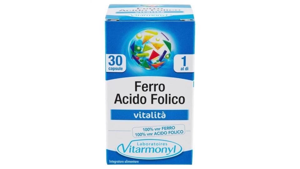 Laboratoires Vitarmonyl Ferro Acido Folico 30 Capsule: