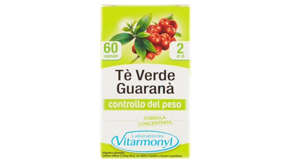 Laboratoires Vitarmonyl Tè Verde Guaranà Controllo Del Peso 60 Capsule