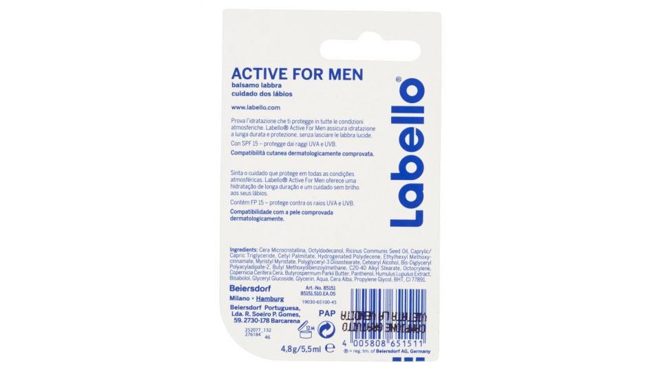 Labello For Men Active Care
