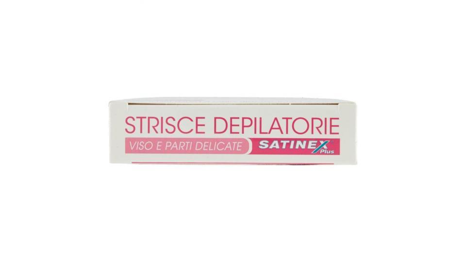 Satinex Plus Strisce Depilatorie Viso E Parti Delicate