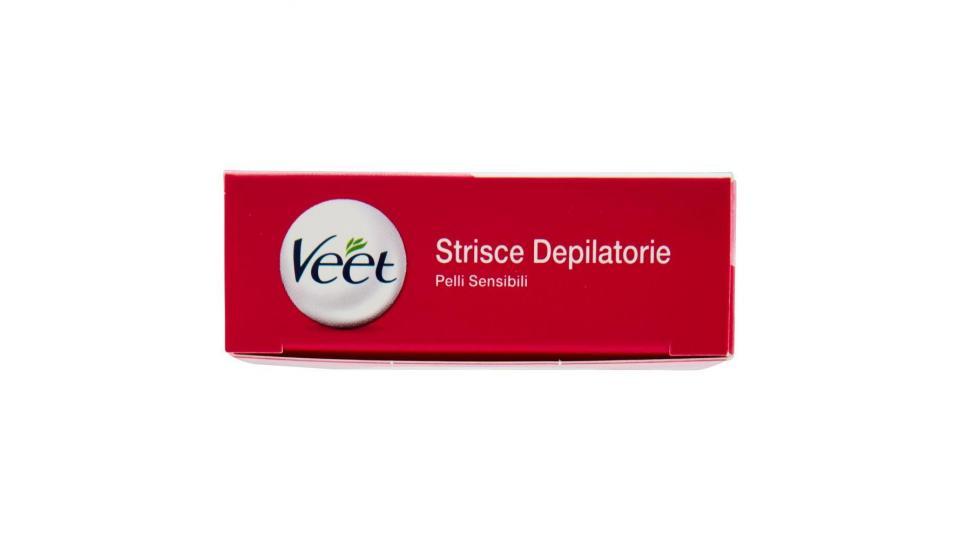 Veet Strisce Depilatorie Con Easy Strip Ascelle E Bikini Pelli Sensibili 16