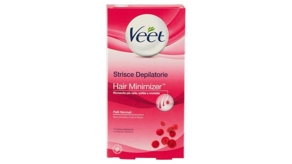 Veet Strisce Depilatorie Hair Minimizer Pelli Normali 16