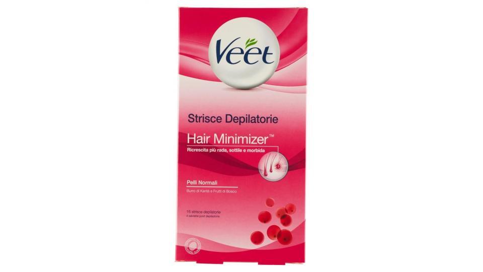 Veet Strisce Depilatorie Hair Minimizer Pelli Normali 16