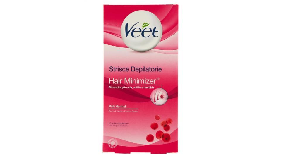 Veet Strisce Depilatorie Hair Minimizer Pelli Normali 16