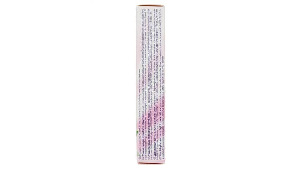 Strep Crystal Strisce Depilatorie Viso E Parti Delicate 20 Strisce + 4 Salviettine Post-epilazione