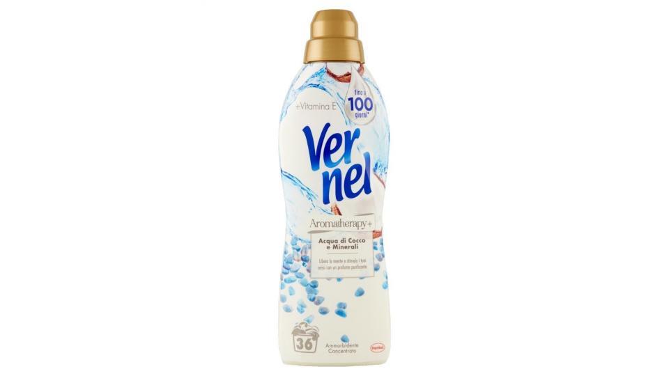 Vernel Aromatherapy + Acqua Di Cocco E Minerali Ammorbidente Concentrato 36 Lavaggi