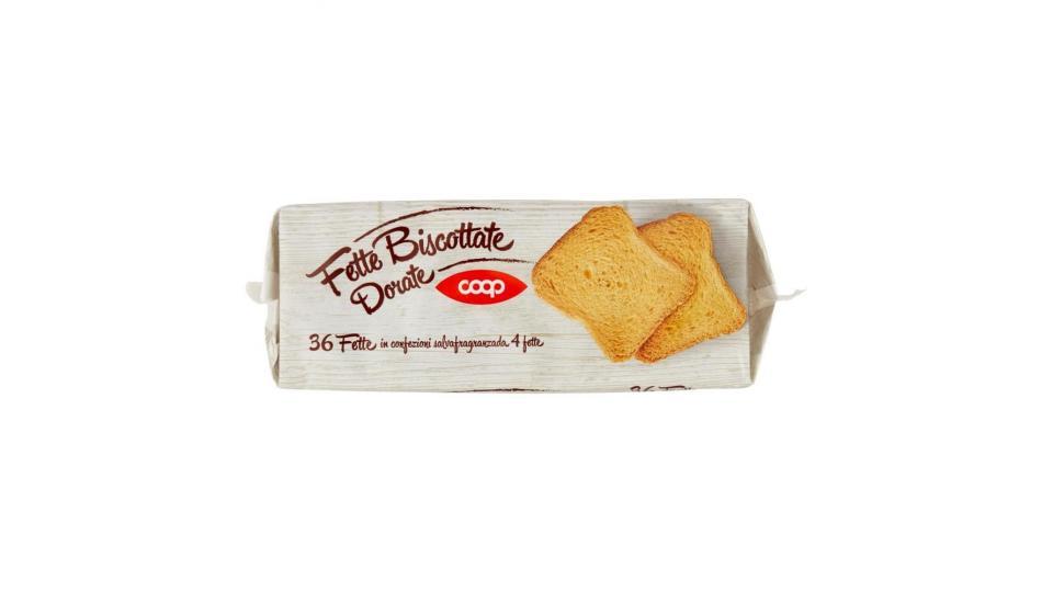 Fette Biscottate Dorate 36 Fette