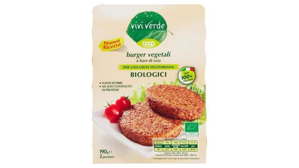 Burger Vegetali A Base Di Soia Biologici