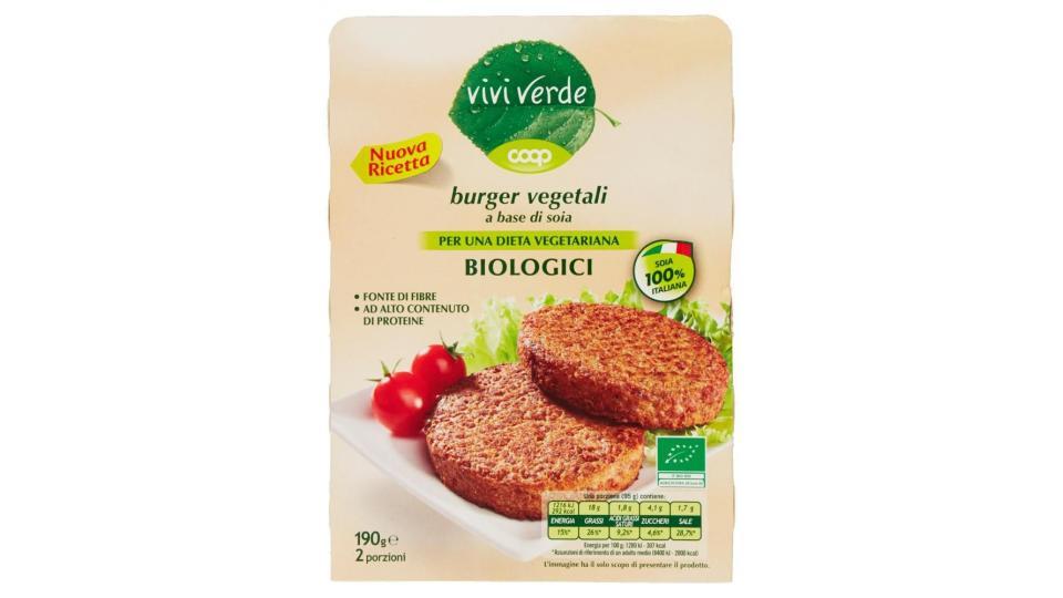 Burger Vegetali A Base Di Soia Biologici