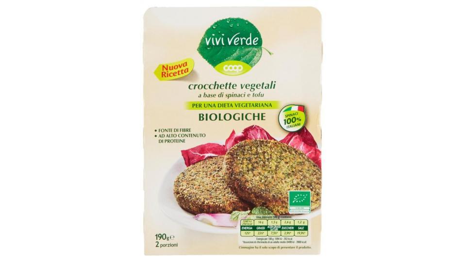 Crocchette Vegetali A Base Di Spinaci E Tofu Biologiche