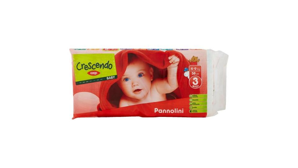 Baby Pannolini 3 Midi 4-9 Kg