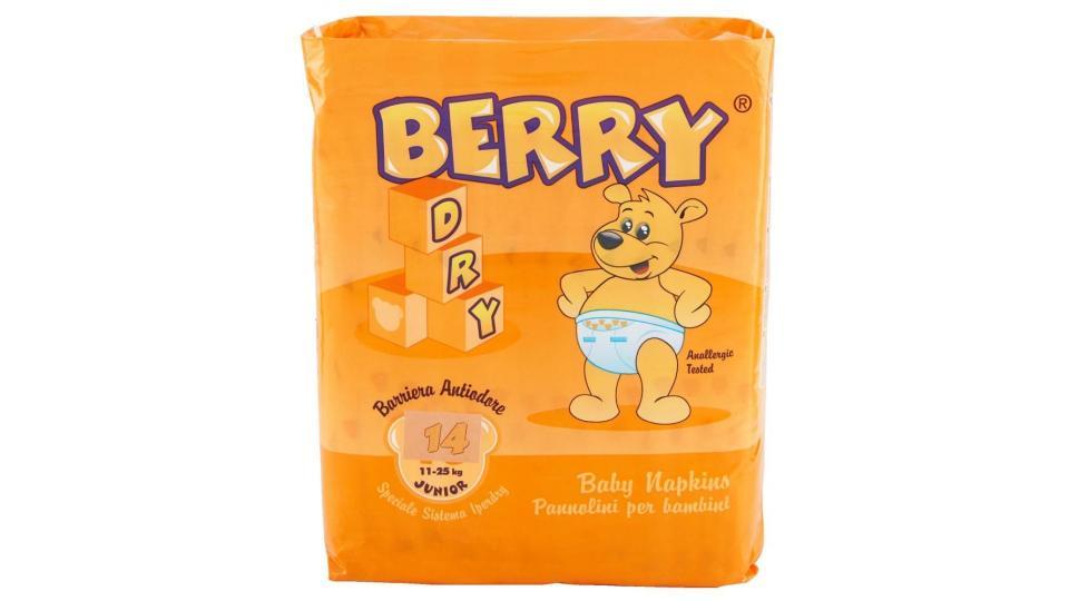 Berry Dry Baby Napkins 11-25 Kg Junior