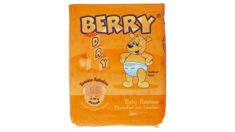 Berry Dry Baby Napkins 11-25 Kg Junior