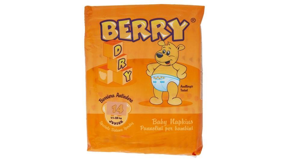 Berry Dry Baby Napkins 11-25 Kg Junior
