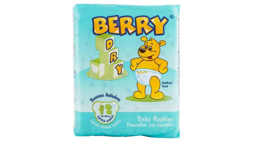 Berry Dry Baby Napkins 16-30 Kg Extra Large