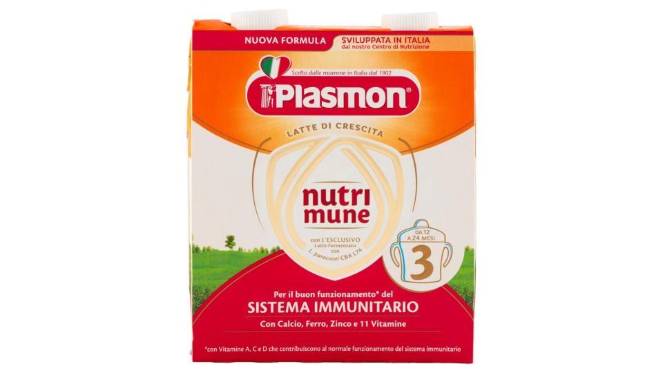 Plasmon    nutrimune 3 Latte Di Crescita